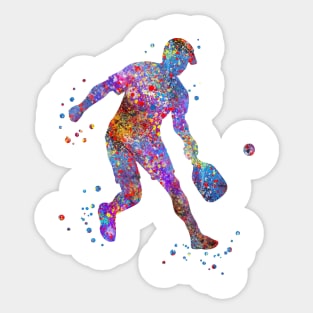 Pickleball player Sticker